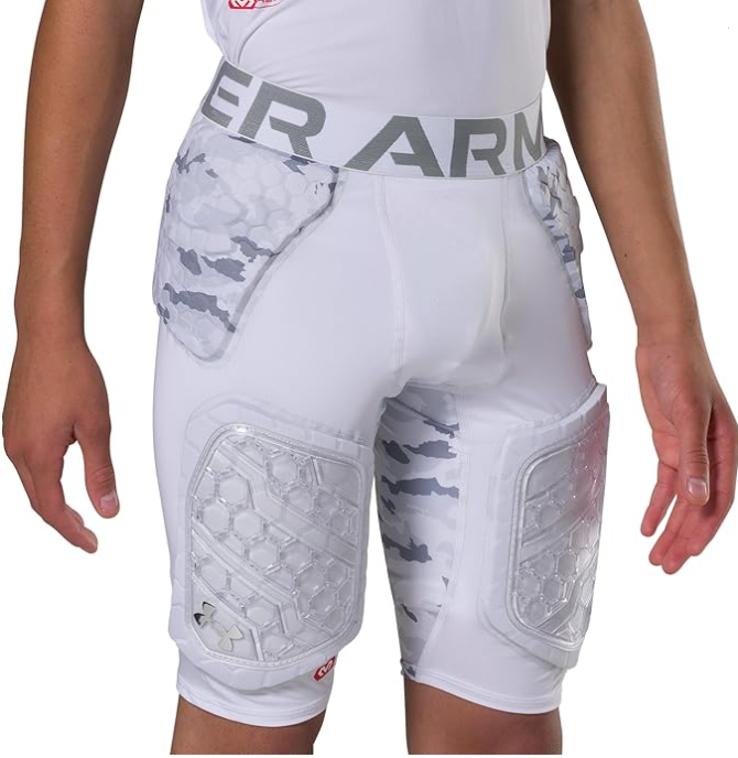 Gameday Armour Pro 5Pad Girdle Nov Y White Camo L