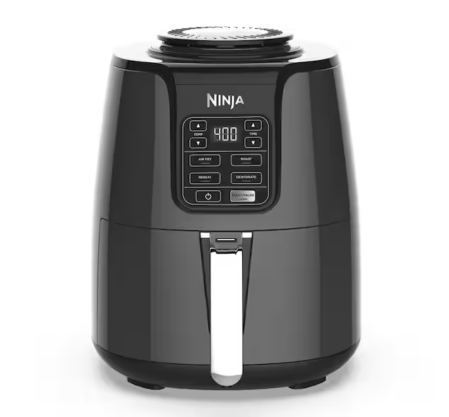 NINJA 4 qt. Basket Electric Black Air Fryer that Crisps, Roasts, Reheats & Dehydrates for Quick, Easy Meals with Recipe Book