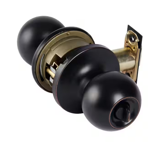 Light Duty Privacy (bed/bath) Door Knob , Aged Bronze Finish