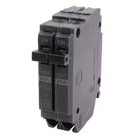 GE Q-Line 25-Space Amp 1 in. Double-Pole Circuit Breaker