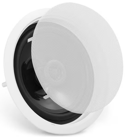 VEVOR 6.5 in. Ceiling Speakers 150-Watt Flush Mount Ceiling and In-Wall Speakers with 8 Ohm Impedance 89 dB Sensitivity for Home