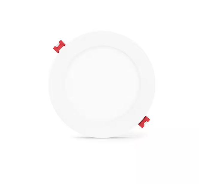 CE Hubspace LED 6 in Round Smart RBG + Tuneable White Canless Recessed Light for Kitchen Bath Living rooms, White