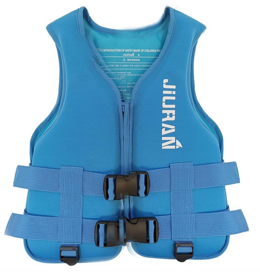 Adjustable Floating Swim Vest, Unisex Boating Vest Front Zipper, Small