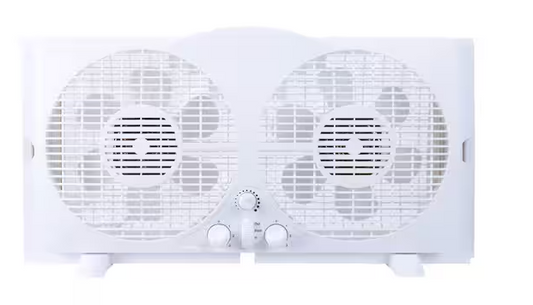 Hampton Bay 9 in. Twin Window Fan