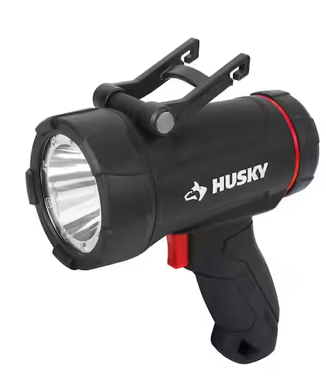 Husky 2500 Lumens Dual Power Floating Rechargeable Spotlight