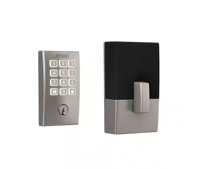 Century Satin Nickel Electronic Arrive Smart Wifi Deadbolt