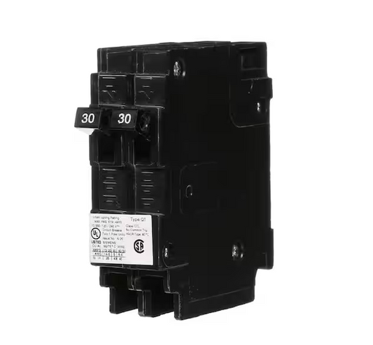 Siemens 2-30 Amp Single-Pole Type QT Tandem-Circuit Breaker