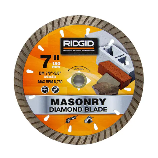 RIDGID 7 in. Turbo Diamond Blade