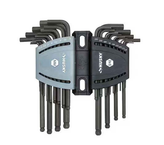 Ball End Hex Set, SAE/MM (26-Piece)