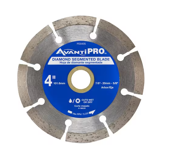 Avanti Pro 4 in. Segmented Diamond Blade