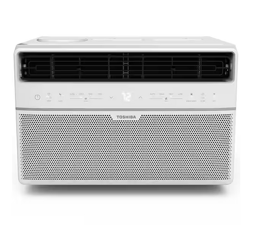 Toshiba 8,000 BTU 115-Volt Smart Wi-Fi Touch Control Window Air Conditioner with Remote for up to 350 sq. ft.