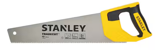 Stanley Trade cut 15 in. Tooth Saw