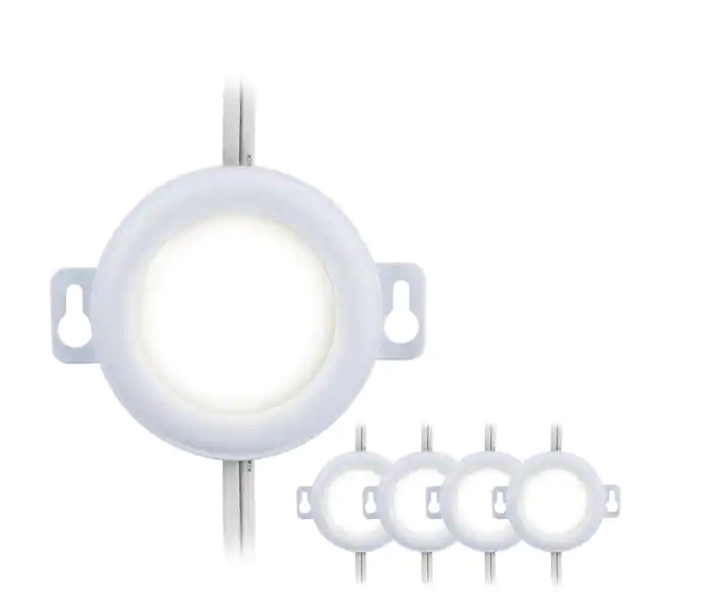 Ultra Prograde EZ Link Linkable Plug-in LED White Puck Light with High/Low Switch (5-Pack)