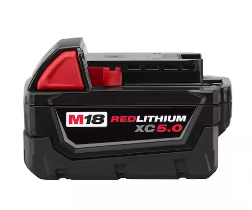 Milwaukee M18 18-Volt 5.0 Ah Lithium-Ion XC Extended Capacity Battery Pack