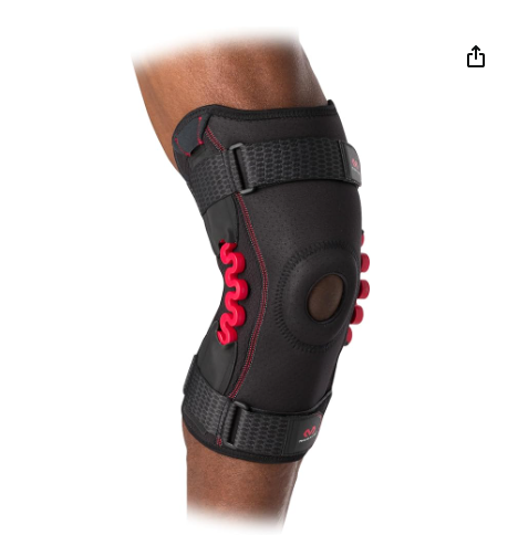 Max Support Knee Brace, Compression Brace w/Spring Hinges for Injury Recovery XL