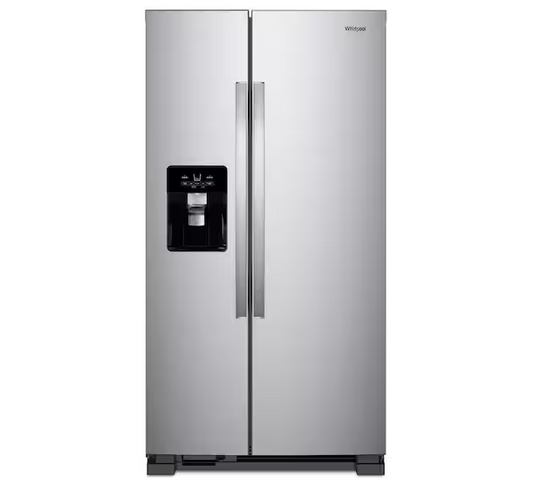 Whirlpool WRS331SDHM 21.4 Cu. Ft. Side-by-Side Refrigerator - Monochromatic Stainless Steel