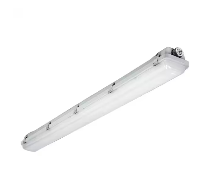 Metalux Vaportite 4 ft. White Integrated LED Industrial Vaportite withSelectable CCT and Lumen