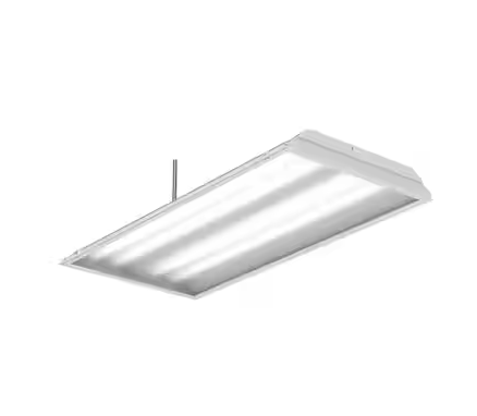 Lithonia Lighting GTL 24 in. x 48 in. 128-Watt Equivalent Integrated LED White Troffer Light 4000K