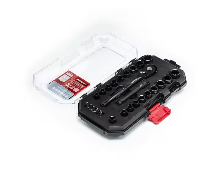 100-Position 1/4 in. Drive Universal Socket Wrench Set (26-Piece)