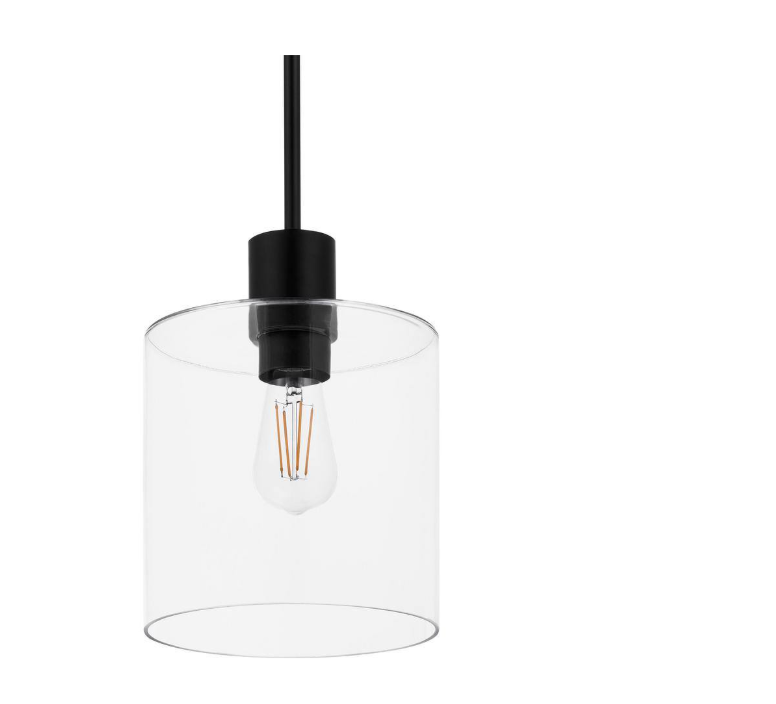 Sutton Place 1-Light Matte Black Pendant