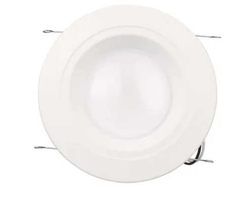 HALO RL56 Series 5/6-inch recessed LED retrofit module. Selectable CCT Integrated LED Matte White, 600 Lumens