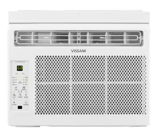 Vissani 5,000 BTU 115-Volt Window Air Conditioner for 150 sq. ft. Rooms in White