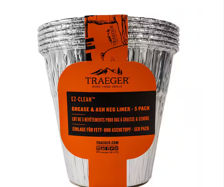 EZ-Clean Grease and Ash Keg Liner 5 Pack