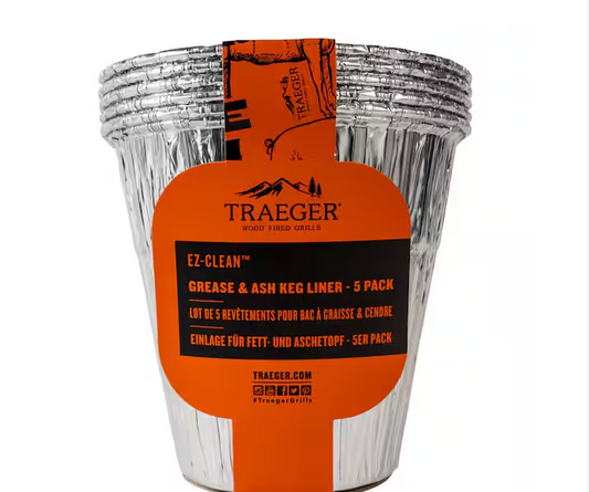 EZ-Clean Grease and Ash Keg Liner 5 Pack