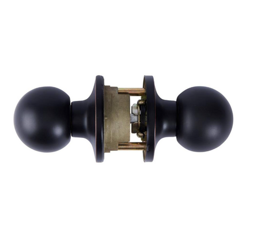 Light Duty Passage (hall/closet) Knob, Aged Bronze Finish