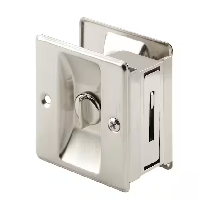 Prime-Line Satin Nickel, Pocket Door Privacy Lock