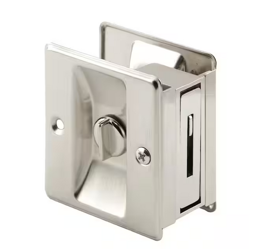 Prime-Line Satin Nickel, Pocket Door Privacy Lock