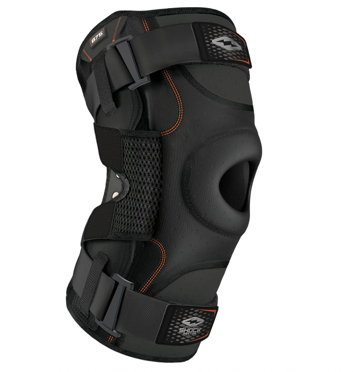 Shock Doctor Knee Brace, Compression Hinged Knee Brace with Side Stabilizers XXXL