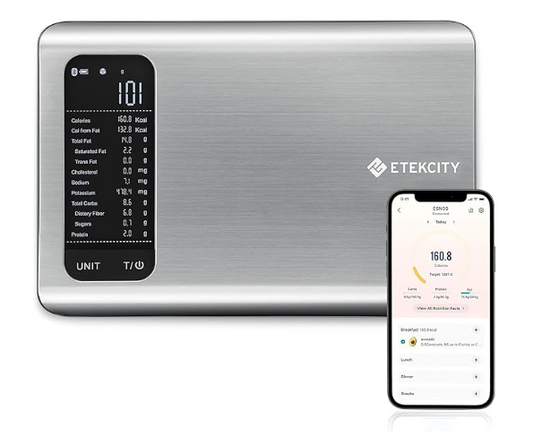 Etekcity Smart Food Kitchen Scale with Nutritional Calculator, Free App