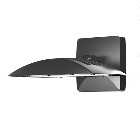 350-Watt Equivalent Integrated LED Flood Light with Wall Mount Kit, 5,500 Lumens, Dusk to Dawn Outdoor Security Light