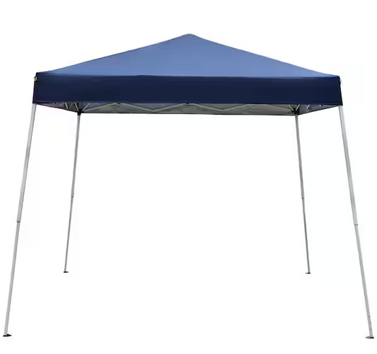 Karl Home 10 ft. x 10 ft. Blue Slant Leg Pop-Up Canopy