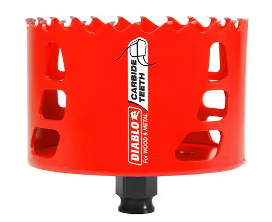 4-3/4 in. Carbide Hole Saw with 2-3/8 in. Cutting Depth