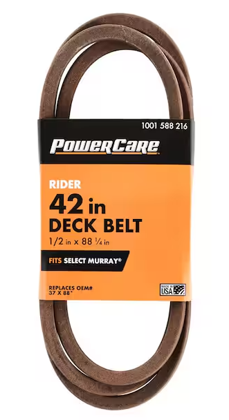 PowerCare Deck Belt for 42 in. cut Murray mowers, Replaces OEM number 37X88