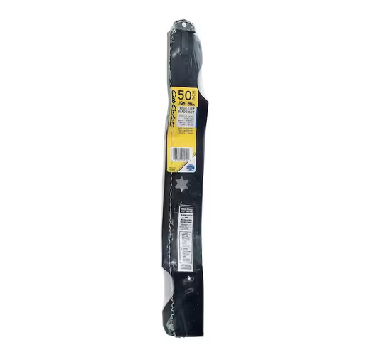 Cub Cadet Original Equipment High Lift Blade Set for Select 50 in. Riding Lawn Mowers with 6-Point Star OE# 942-04053C, 742-04053C