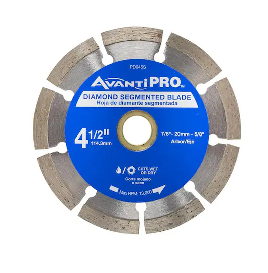 Avanti Pro 4.5 in. Segmented Diamond Blade