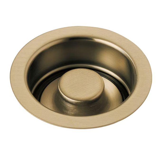 Delta Gold 4-1/2 in. Kitchen Sink Disposal and Flange Stopper in Champagne Bronze