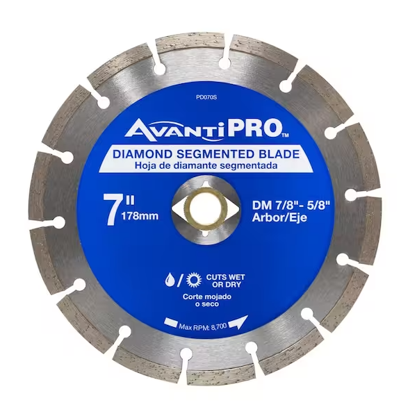 Avanti Pro 7 in. Segmented Diamond Blade