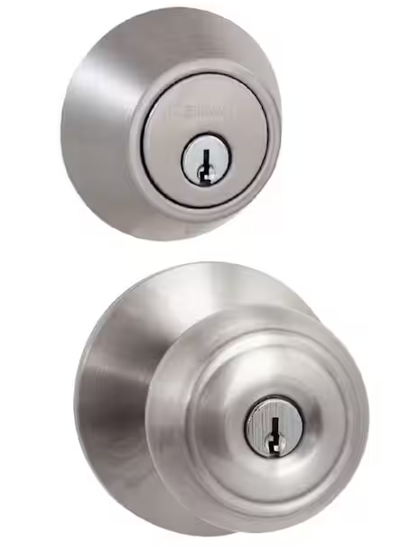 Defiant Hartford Satin Nickel Combo Pack with Double Cylinder Deadbolt