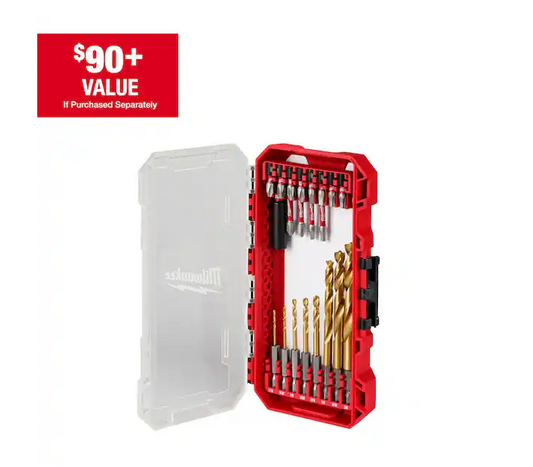 NEW  SHOCKWAVE Impact Duty Drill & Drive Set (21-Piece)