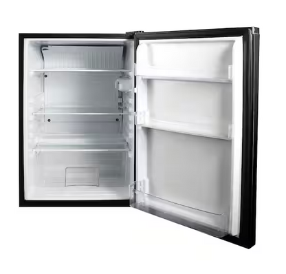 Magic Chef 4.4 . ft. Mini Fridge in Stainless Steel Look without Freezer