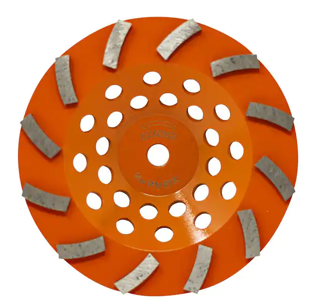 RIDGID 7 in. 12-Segment Turbo Cup Grinding Wheel