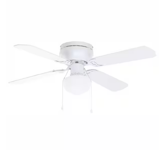 Littleton 42 in. LED Indoor White Ceiling Fan with Light Kit