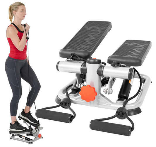 Sunny Health & Fitness Mini Steppers for Exercise at Home, Stair Step Workout Machine, No Bands