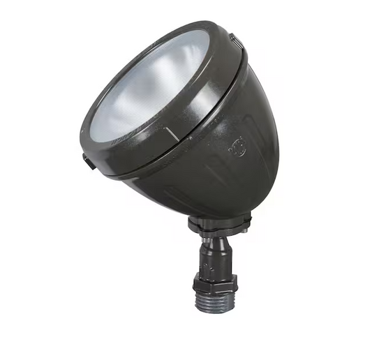 14-Watt 1100 Lumens CE Bronze Hardwired Integrated LED Metal Spot Landscape Flood Light