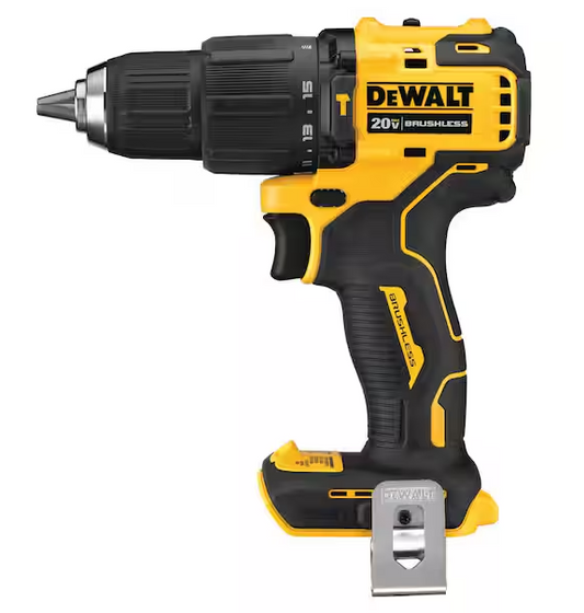 Dewalt ATOMIC 20V MAX Cordless Brushless Compact 1/2 in. Hammer Drill (Tool Only)