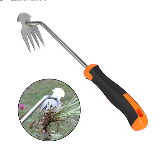 13 in. Portable Garden Weeder Tool for Backyard Farm